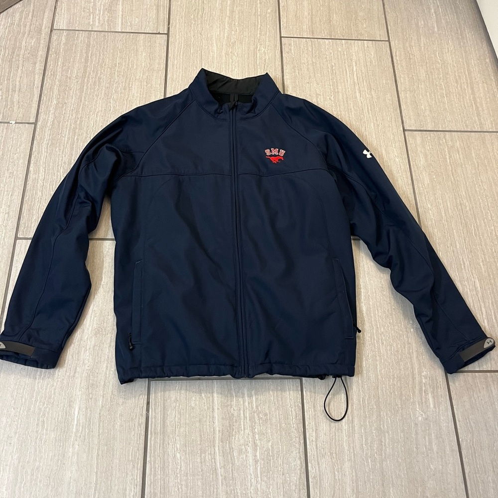 Under Armour Men’s Navy Full-Zip Lightweight Jacket SMU College